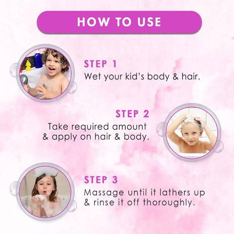 Wow Skin Science Kids Blueberry 3 in 1 Tip to Toe Wash